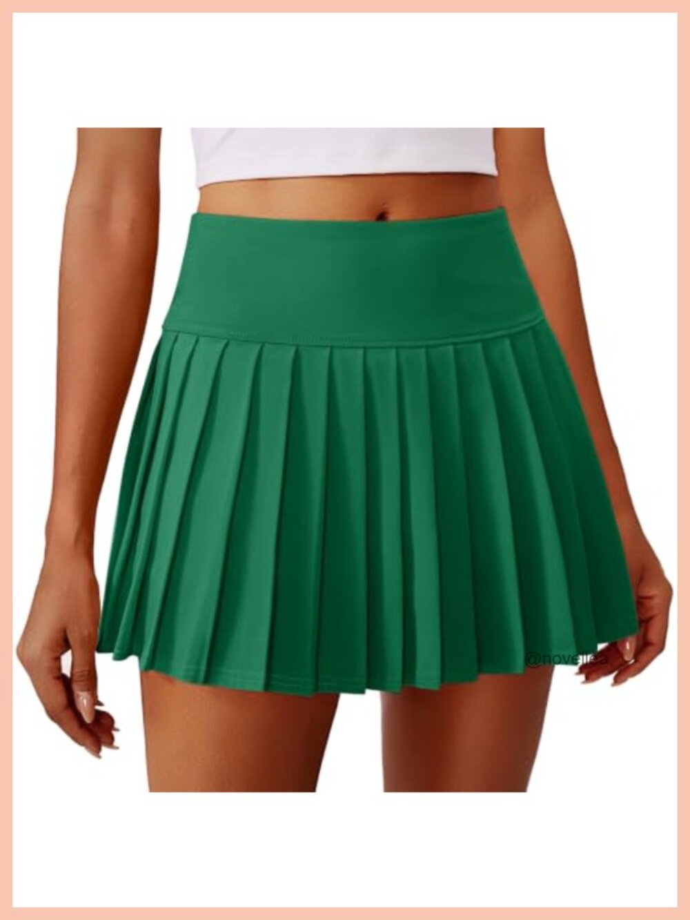 Pleated Tennis Skirt Mini Athletic Golf Skort with Pocket High Waist